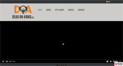 Desktop Screenshot of deadonarmsllc.com