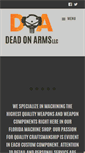 Mobile Screenshot of deadonarmsllc.com